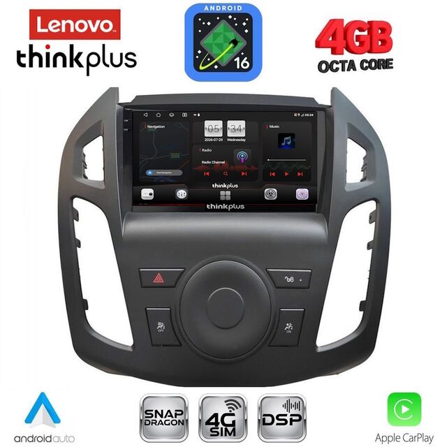LENOVO LTG 7176_CPA  (9inc) MULTIMEDIA TABLET for FORD TRANSIT CONNECT mod. 2013-2018