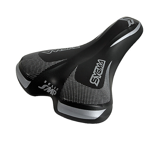 Σέλα ποδηλάτου (260x180mm /480gr) μαύρη Sygma Saddle