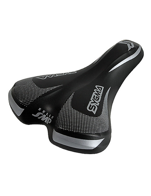Σέλα ποδηλάτου (260x180mm /480gr) μαύρη Sygma Saddle