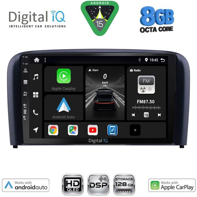 DIGITAL IQ BXF 7786_CPAA (9inc) MULTIMEDIA TABLET for VOLVO S80 mod. 1998-2006