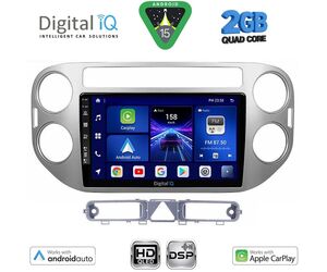 DIGITAL IQ BXC 3759GR_CPAA (9inc) MULTIMEDIA TABLET for  VW TIGUAN  mod. 2004-2011 (GREY)