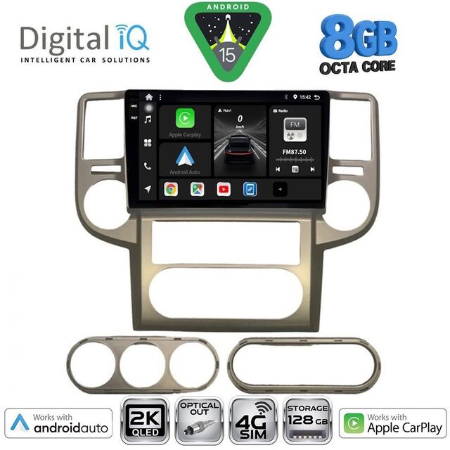 DIGITAL IQ BXK 20475B_CPAA (10inc) MULTIMEDIA TABLET for NISSAN XTRAIL mod. 2004-2007