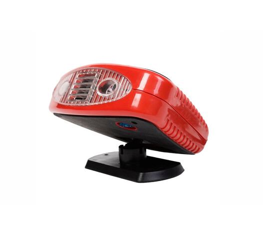 Amio - Αερόθερμο Αυτοκινήτου Tornado 3 σε 1 12V 150W με Φωτισμό LED για Θέρμανση Ξεπάγωμα Παρμπρίζ και Ανεμιστήρα - 1 τεμ. (01326/AM)