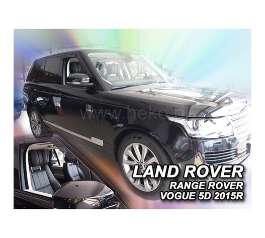 ΑΝΕΜΟΘΡΑΥΣΤΕΣ ΓΙΑ LAND ROVER VOGUE 5D 2012+ ΖΕΥΓΑΡΙ ΑΥΤΟΚΙΝΗΤΟΥ ΑΠΟ ΕΥΚΑΜΠΤΟ ΦΙΜΕ ΠΛΑΣΤΙΚΟ HEKO - 2 ΤΕΜ.
