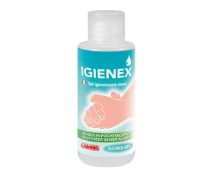 ΑΝΤΙΣΗΠΤΙΚΟ ΤΖΕΛ ΧΕΡΙΩΝ IGIENEX (63% ΑΛΚΟΟΛΗ) 150ml