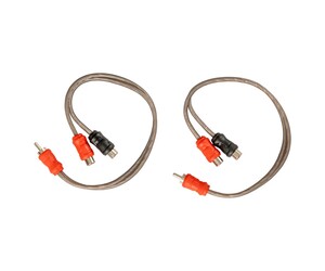 Autoconnect L1RCAY2F1MT 2 Female 1 Male Twisted RCA Splitters  0.3m ζεύγος