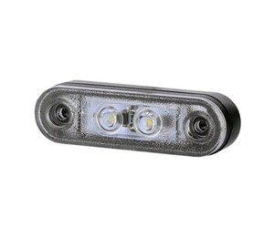 ΦΩΣ ΟΓΚΟΥ LD956 12/24V 2 LED HORPOL 79 Χ 24 mm (ΛΕΥΚΟ) - 1 ΤΕΜ.