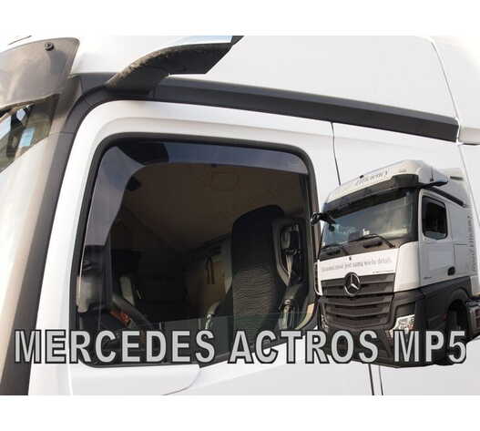 Heko - Ανεμοθραύστες Παραθύρων Για Mercedes Benz Actros MP4 / MP5 2012 > / Antos 2012 > / Arocs 2013 > 2πορτο υλικό Acrylic Χρώμα Φιμέ (Με Κάμερα) - 2 τεμ. (ΑΝΕΜ.23647/TRUCK)