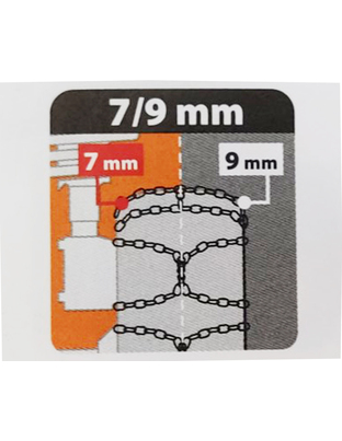 ΑΛΥΣΙΔΕΣ ΧΙΟΝΙΟΥ NX-7 7/9MM GR7 ΔΙΠΛΟΥ ΠΑΧΟΥΣ (ΕΣΩΤΕΡΙΚΑ 7mm + ΕΞΩΤΕΡΙΚΑ 9mm) LAMPA - 2 ΤΕΜ.