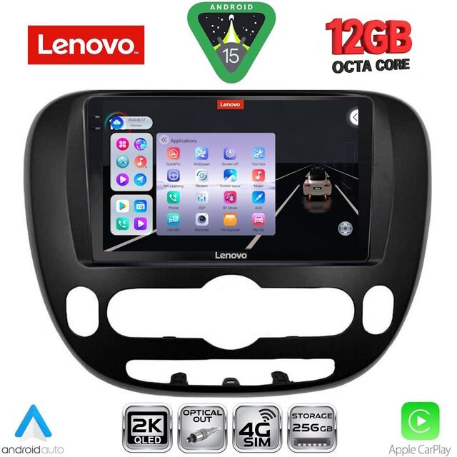 LENOVO SSZ 12321_CPA (9inc) MULTIMEDIA TABLET for KIA SOUL mod. 2013-2019