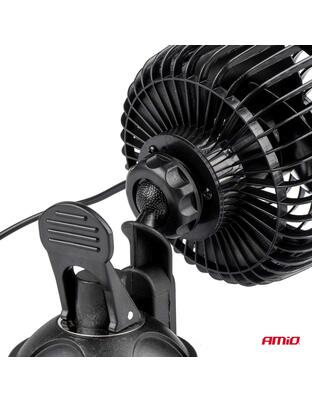 Amio - ΑΝΕΜΙΣΤΗΡΑΣ 12V 4,5'' (12,2cm) ΜΕ ΦΙΣ ΑΝΑΠΤΗΡΑ 2 ΤΑΧΥΤΗΤΩΝ & ΒΕΝΤΟΥΖΑ PRO SERIES - 1 TEM. (03001/AM)
