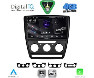 DIGITAL IQ RSG 6595BL_CPA (10inc) MULTIMEDIA TABLET for SKODA OCTAVIA 5 mod. 2005-2012 (BLACK)
