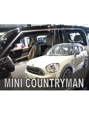 ΑΝΕΜΟΘΡΑΥΣΤΕΣ ΓΙΑ MINI COUNTRYMAN F60 5D 2017+ ΣΕΤ ΑΥΤΟΚΙΝΗΤΟΥ ΑΠΟ ΕΥΚΑΜΠΤΟ ΦΙΜΕ ΠΛΑΣΤΙΚΟ HEKO - 4 ΤΕΜ.