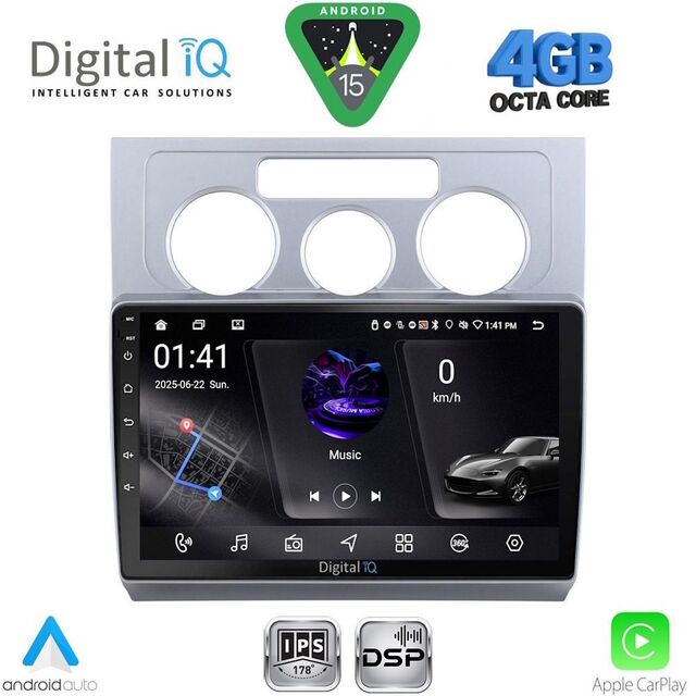 DIGITAL IQ RSG 6767_CPA A/C (10inc) MULTIMEDIA TABLET for VW TOURAN mod. 2003-2010