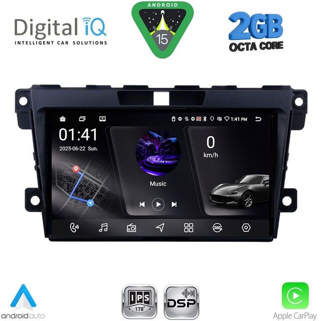 DIGITAL IQ RSF 4389_CPA (9inc) MULTIMEDIA TABLET for MAZDA CX7  mod. 2006-2012