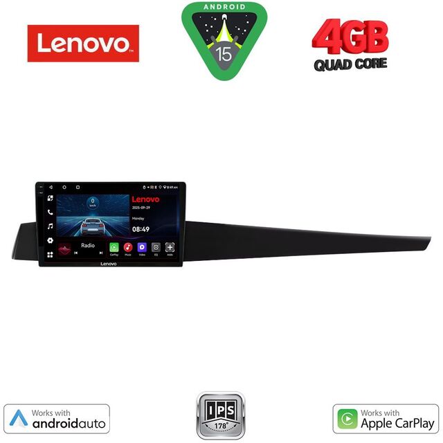 LENOVO LVE 8552_CPAA (10inc) MULTIMEDIA TABLET for RENAULT LAGUNA mod. 2007-2015