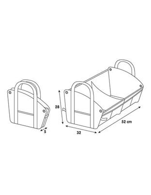 ORGANIZER ΠΟΡΤ ΜΠΑΓΚΑΖ DELUXE (M) 52 Χ 32 cm