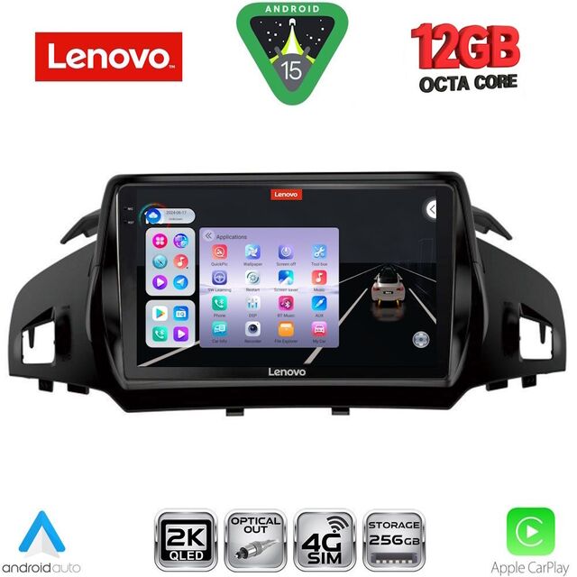 LENOVO SSZ 12160_CPA (9inc) MULTIMEDIA TABLET for FORD KUGA mod. 2013-2019 – CMAX mod. 2011-2020
