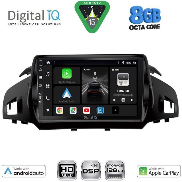 DIGITAL IQ BXF 7160_CPAA (9inc) MULTIMEDIA TABLET for FORD KUGA mod. 2013-2019 – CMAX mod. 2011-2020