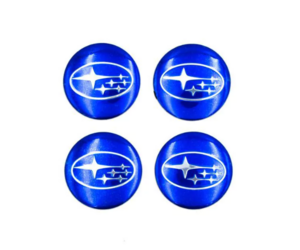 Αυτοκόλλητα για κέντρο ζάντας μπλέ - Subaru