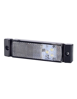 ΦΩΣ ΟΓΚΟΥ ΑΝΑΚΛΑΣΤΙΚΟ LD127 12/24V 3LED HORPOL ΛΕΥΚΟ 13 x 3  cm -1ΤΕΜ.