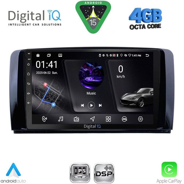 DIGITAL IQ RSG 6422_CPA (9inc) MULTIMEDIA TABLET for MERCEDES R (W251) mod. 2006-2015