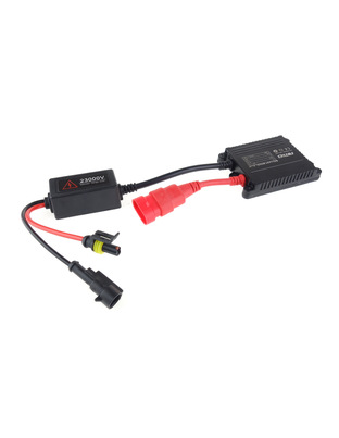Amio - Kit Xenon H1 4300K 35W 12V με SLIM ballast για φυσικό φωτισμό δρόμου και καθαρή δέσμη με εύκολη εγκατάσταση σε περιορισμένο χώρο - 1 Σετ (01935/AM)