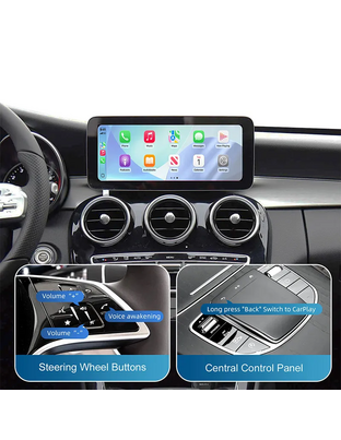 DIGITAL IQ BZ 504F CPAA (WIRELESS CARPLAY / ANDROID AUTO BOX for MERCEDES mod. 2017-2021 with NTG 5.5 with 10.25" screen - with 2 CAMERAS)