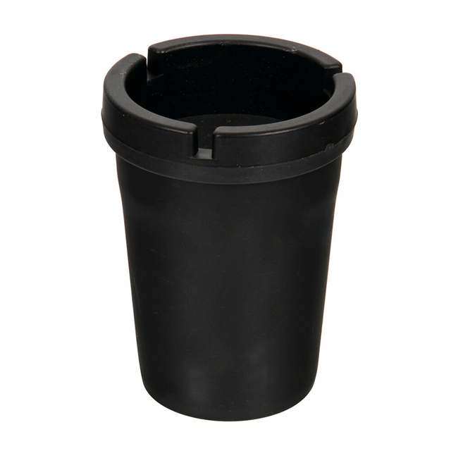 Lampa - Σταχτοδοχείο / Τασάκι Αυτοκινήτου Ashtray Cup Κλειστό με Υποδοχή για Τσιγάρο σε Μαύρο Χρώμα - 1 Τεμ. (L6546.5)