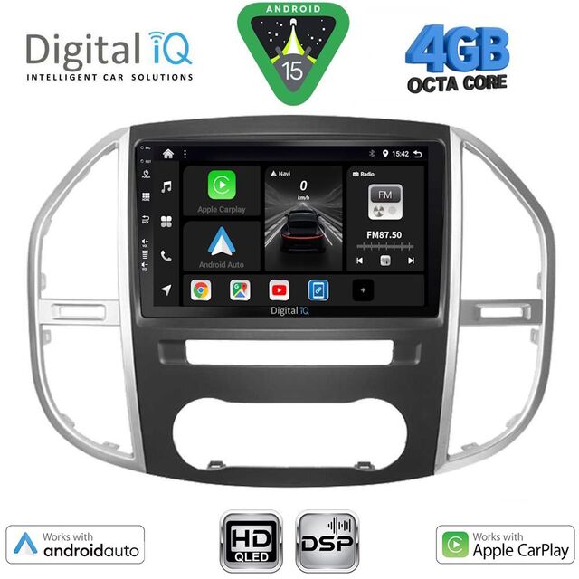 DIGITAL IQ BXF 17429_CPAA (10inc) MULTIMEDIA TABLET for MERCEDES VITO – VIANO (W447) mod. 2015-2024
