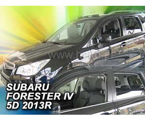 ΑΝΕΜΟΘΡΑΥΣΤΕΣ ΓΙΑ SUBARU FORESTER IV 5D 2013+ ΣΕΤ ΑΥΤΟΚΙΝΗΤΟΥ ΑΠΟ ΕΥΚΑΜΠΤΟ ΦΙΜΕ ΠΛΑΣΤΙΚΟ HEKO - 4 ΤΕΜ.
