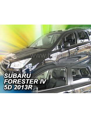 ΑΝΕΜΟΘΡΑΥΣΤΕΣ ΓΙΑ SUBARU FORESTER IV 5D 2013+ ΣΕΤ ΑΥΤΟΚΙΝΗΤΟΥ ΑΠΟ ΕΥΚΑΜΠΤΟ ΦΙΜΕ ΠΛΑΣΤΙΚΟ HEKO - 4 ΤΕΜ.