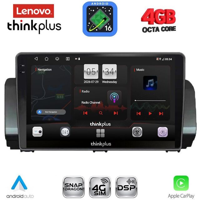LENOVO LTG 7109A_CPA (10inc) MULTIMEDIA TABLET for DACIA LOGAN - SANDERO - JOGGER mod. 2020-2026