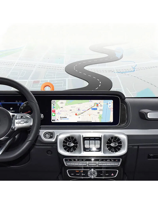 DIGITAL IQ BZ 504F CPAA (WIRELESS CARPLAY / ANDROID AUTO BOX for MERCEDES mod. 2017-2021 with NTG 5.5 with 10.25" screen - with 2 CAMERAS)