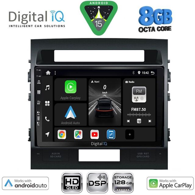 DIGITAL IQ BXF 7724_CPAA (10inc) MULTIMEDIA TABLET for TOYOTA LANDCRUISER mod. 2008-2015