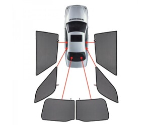 CarShades - ΚΟΥΡΤΙΝΑΚΙΑ  CAR SHADES ΓΙΑ HYUNDAI i30 5p 3/12+ - 6 ΤΕΜ. (PVC.HYU-I30-5-B)
