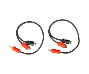 Autoconnect L1RCAY2F1MC 2 Female 1 Male Coaxial RCA Splitters 0.3m ζεύγος