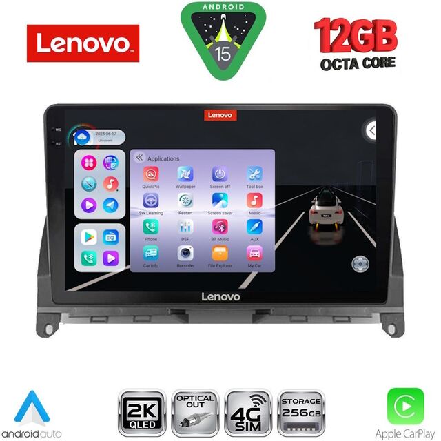 LENOVO SSZ 12405_CPA (9inc) MULTIMEDIA TABLET for MERCEDES C (W204) mod. 2007-2011