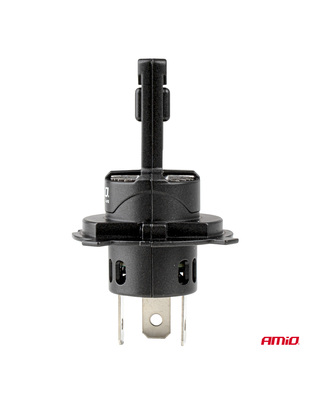 Amio - Λαμπτήρες LED F25 PRO Black Edition H4/H19 70W 12-24V Full CAN Bus με Φωτεινότητα 8000lm σε Ψυχρό Λευκό 6000K για Επιβατικά Αυτοκίνητα & Φορτηγά - Σετ 2 τεμ. (04719/AM)