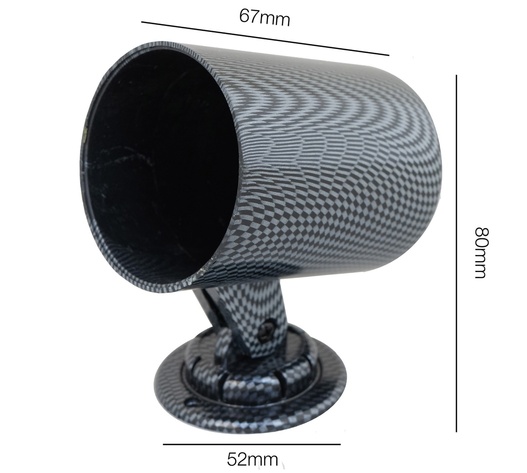 ΒΑΣΗ ΤΑΜΠΛΩ ΜΟΝΗ (1) CARBON LOOK ΠΕΡΙΣΤΡΕΦΟΜΕΝΗ 52mm