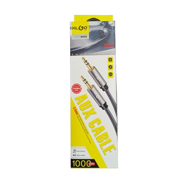 ΣΤΕΡΕΟΦΩΝΙΚΟ ΚΑΛΩΔΙΟ ΗΧΟΥ 3.5mm KLGO AUX-1