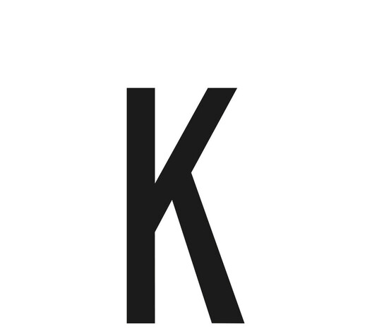 ΑΥΤΟΚΟΛΛΗΤΟ ΓΡΑΜΜΑ ΠΙΝΑΚΙΔΩΝ 60x30mm "K"