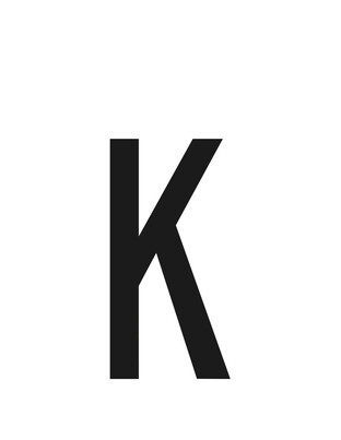 ΑΥΤΟΚΟΛΛΗΤΟ ΓΡΑΜΜΑ ΠΙΝΑΚΙΔΩΝ 60x30mm "K"