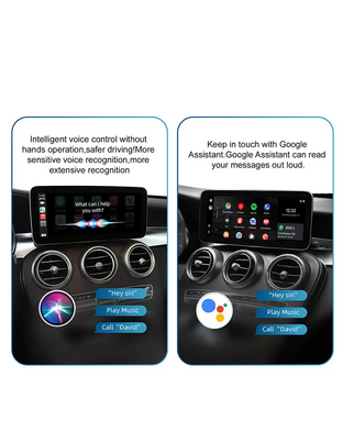 DIGITAL IQ BZ 504F CPAA (WIRELESS CARPLAY / ANDROID AUTO BOX for MERCEDES mod. 2017-2021 with NTG 5.5 with 10.25" screen - with 2 CAMERAS)