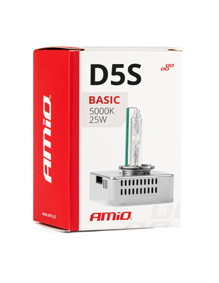 Amio - D5S 12V 5.000k 25W ΑΝΤΑΛΛΑΚΤΙΚΗ ΛΑΜΠΑ BASIC - 1 Τεμ. (02941/AM)