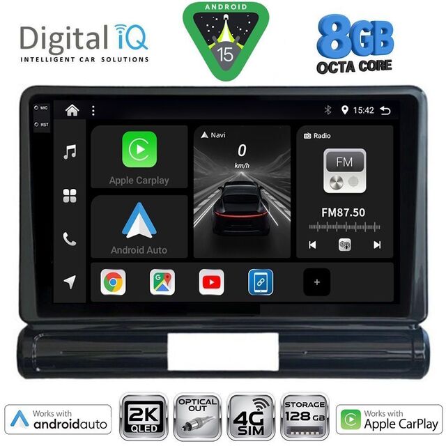 DIGITAL IQ BXK 20093M_CPAA (9inc) MULTIMEDIA TABLET for CITROEN C3 - DS3 mod. 2016-2024 Med Version