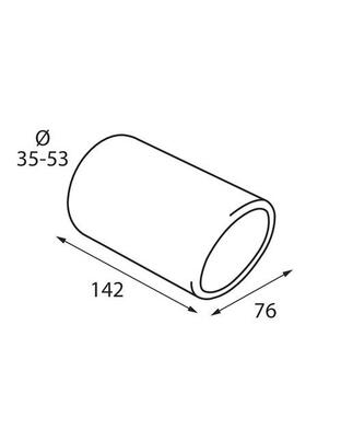 ΑΚΡΟ ΕΞΑΤΜΙΣΗΣ TS-16 S 35-53mm - ΣΤΡΟΓΓΥΛΟ
