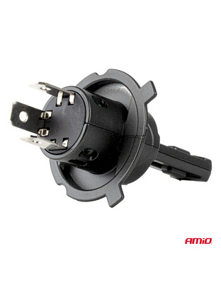 Amio - Λαμπτήρες LED F25 PRO Black Edition H4/H19 70W 12-24V Full CAN Bus με Φωτεινότητα 8000lm σε Ψυχρό Λευκό 6000K για Επιβατικά Αυτοκίνητα & Φορτηγά - Σετ 2 τεμ. (04719/AM)