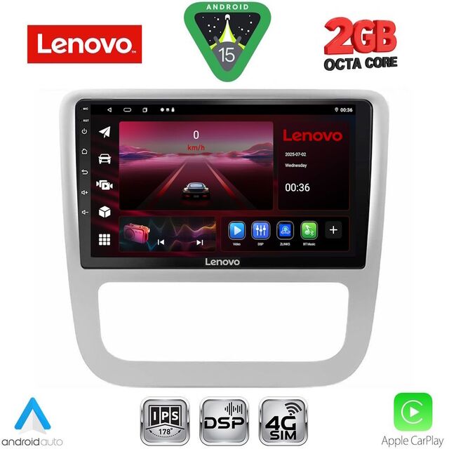 LENOVO LVF 5751_CPA CLIMA (9inc) MULTIMEDIA TABLET for VW EOS mod. 2006> - SCIROCCO mod. 2011-2014