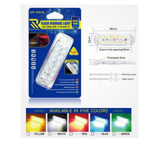 RCHANG LED ΠΡΟΕΙΔΟΠΟΙΗΤΙΚΟ ΦΩΣ ΓΙΑ ΦΟΡΤΗΓΑ W16740-1